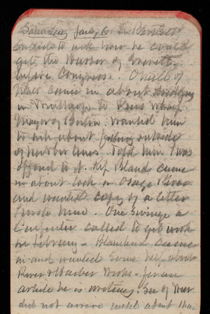 Thomas Lincoln Casey Notebook, November 1893-February 1894, 49, Saturday Jan 6