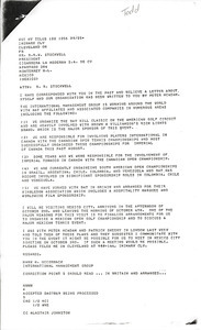 Telex printouts from Mark H. McCormack to R. R. Stockwell