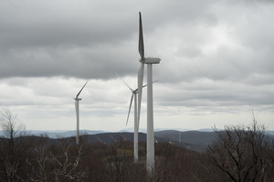 Array of wind turbines, Berkshire Wind Power Project