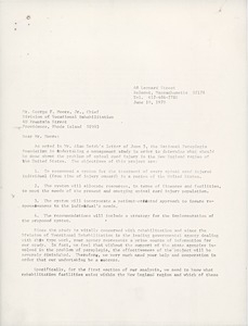 Letter from Graham Sharman and Kenneth A. Owen to George F. Moore, Jr.