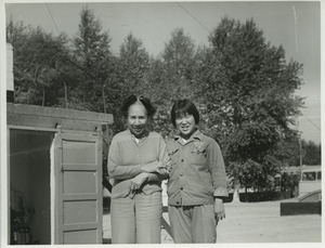 Shirley Graham Du Bois with an unidentified women
