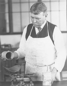 William Martin at work in a laboratory