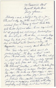 Letter from Judy G. Wood Langland to Joseph Langland