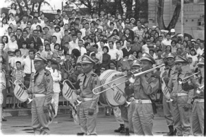 Vietnamese military band; Saigon.