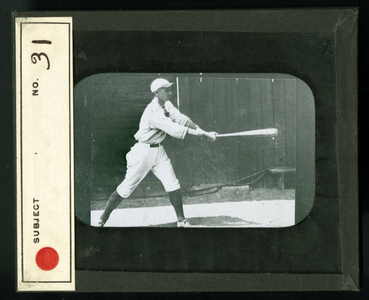 Leslie Mann Baseball Lantern Slide No. 31