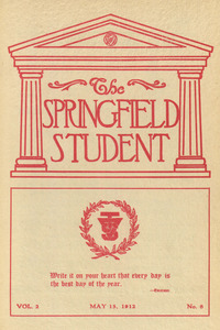 The Springfield Student (vol. 2, no. 8), May 15, 1912