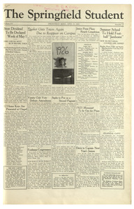 The Springfield Student (vol. 15, no. 23) April 17, 1925