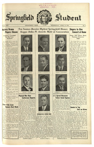 The Springfield Student (vol. 25, no. 3) April 25, 1934