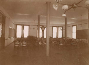 Interior of Alumni Hall room in the Administration Building