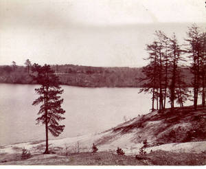 Lake Massasoit during the winter
