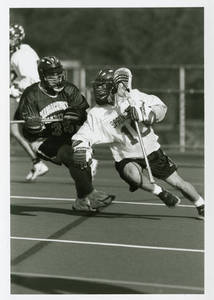 Matthew Cersosimo playing lacrosse