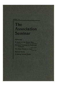 The Association Seminar (vol. 10 no. 2), December, 1901