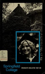 Springfield College Graduate Catalog, 1987-1989