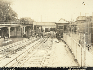 Dorchester Rapid Transit section 4. Looking towards corssovers south of Ashmont Station