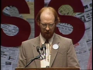 Crisis In Agriculture; Program on Farm Rally In Ames (Iowa)