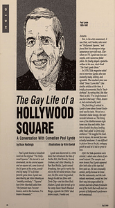 The Gay Life of a Hollywood Square