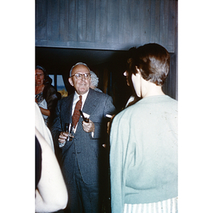 Dean of Students Harold Melvin at Reunion, no date