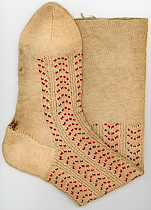 Red Stitching Socks