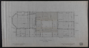 Fourth Floor Frame, House for James Means, Esq., Bay State Road, Boston, undated