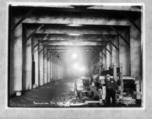 Boylston Street, two track subway