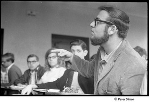 United States Student Press Association Congress: unidentified man speaking from audience