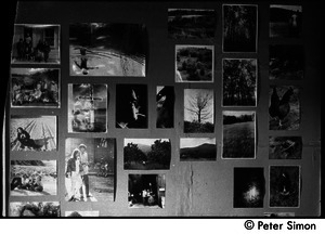 Wall of photographs, Packer Corners commune