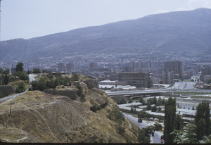 View over Skopje from modern art museum