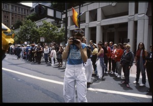 Photographer at the San Francisco Pride Parade