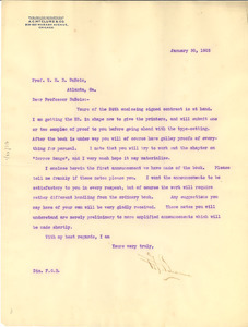 Letter from A.C. McClurg to W. E. B. Du Bois
