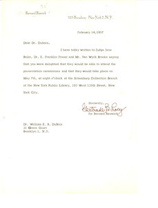 Letter from Gertrude B. Loey to W. E. B. Du Bois