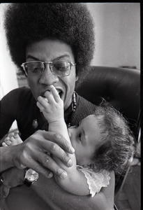 Herbie Hancock being fed by daughter Jessica