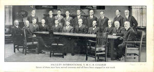 YMCA Training School faculty, c. 1919