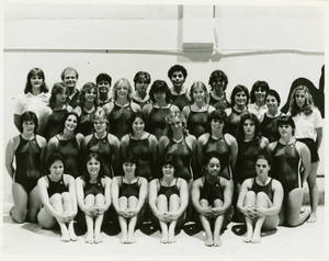 The 1983-1984 Springfield College Women's Swimming and Diving team