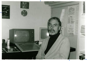 William Blizard in his office