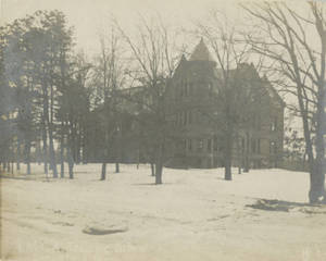 Judd Gymnasium in winter time