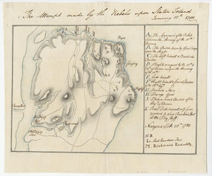 The attempt made by the rebels upon Staten Island January 15th 1780