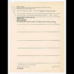 Attendance list, minutes and summary and comments for areas 6, 7 and 1a and Grove Hall Board of Trade meetings on October 5, 1964