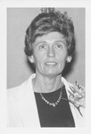 Suffolk University Professor Catherine T. Judge (Law) at a Law Day Dinner event, photograph, 4/21/1979