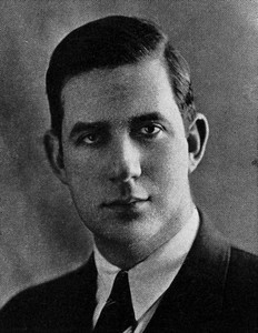 Portrait of Thomas P. O'Neill for Boston College student yearbook