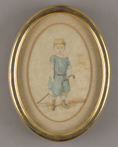 Henry John Van Lennep watercolor drawing of Edward James Van Lennep