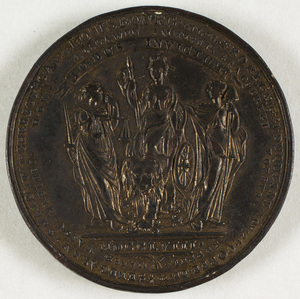 Copper medal commemorating the British military successes of 1758