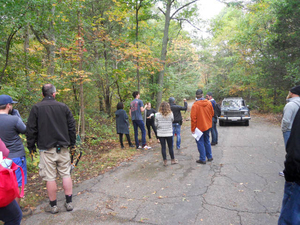 Filming a scene for Good Kids (movie) at Bare Cove Park