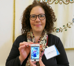 Jennifer Rapuano at the Martha's Vineyard Mass. Memories Road Show