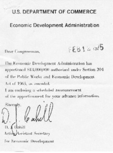 Letter to Dear Congressman from D. J. Cahill