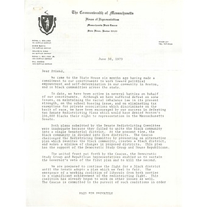 Letter, June 30, 1973.