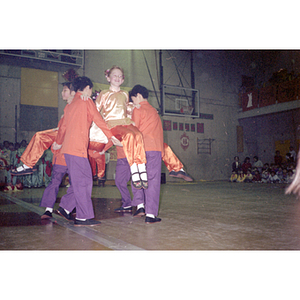 Performers at a Chinese Progressive Association New Year's event