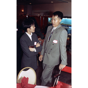 Guests chat during the Chinese Progressive Association's 15th Anniversary Celebration