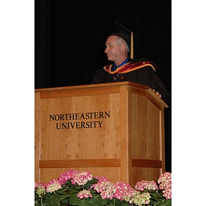 Faculty member speaks at School of Nursing convocation