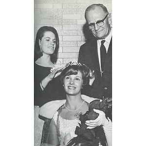 Janice Kaminsky being crowned Winter Carnival Queen