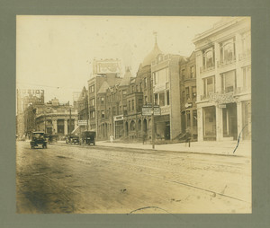 View of Boylston Street, from the west corner of Massachusetts Avenue, Boston, Mass., undated